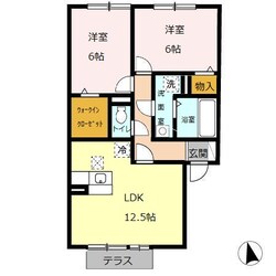 プリンシプル　II棟の物件間取画像